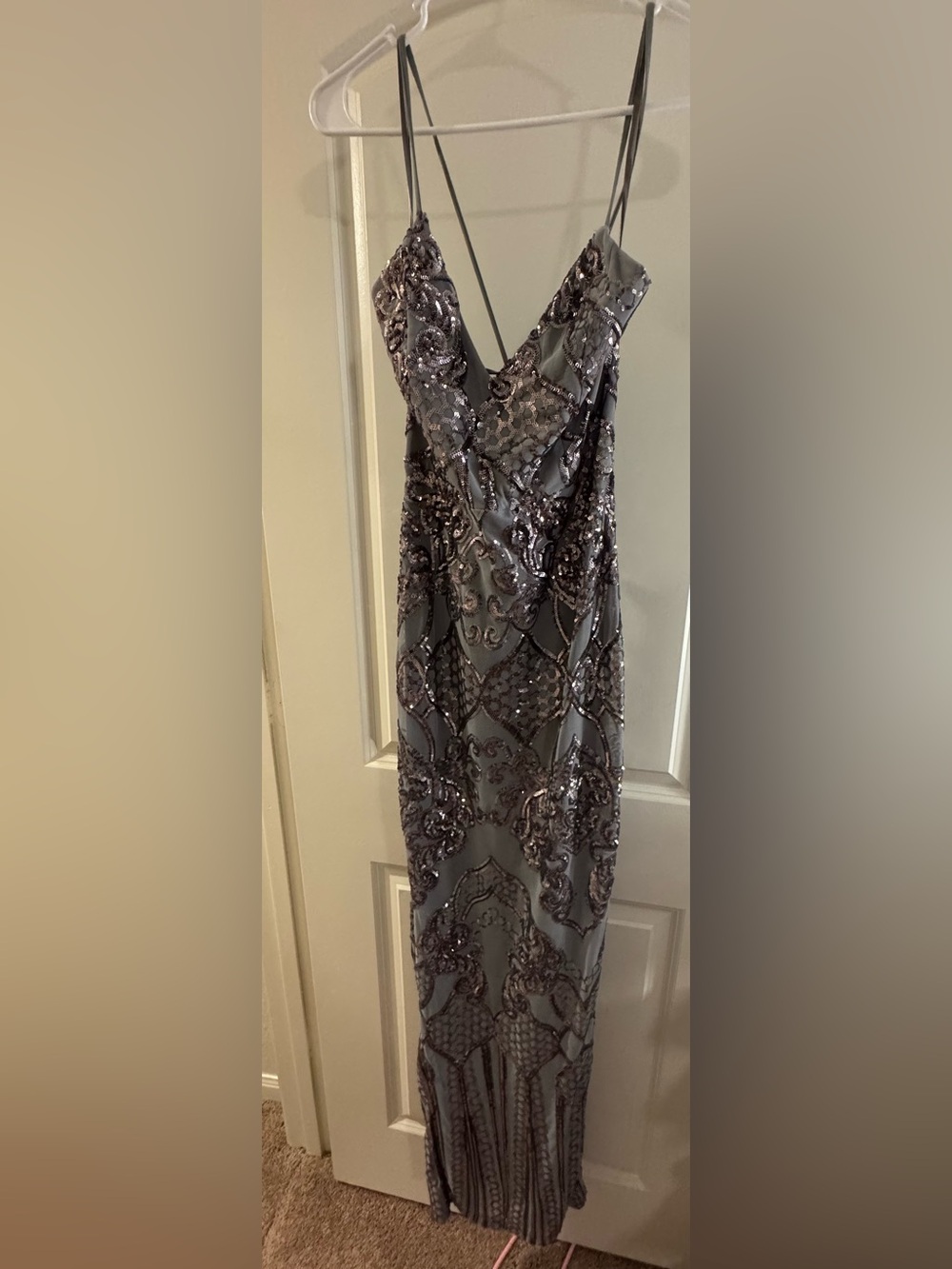 Windsor Gray Sequin Dress